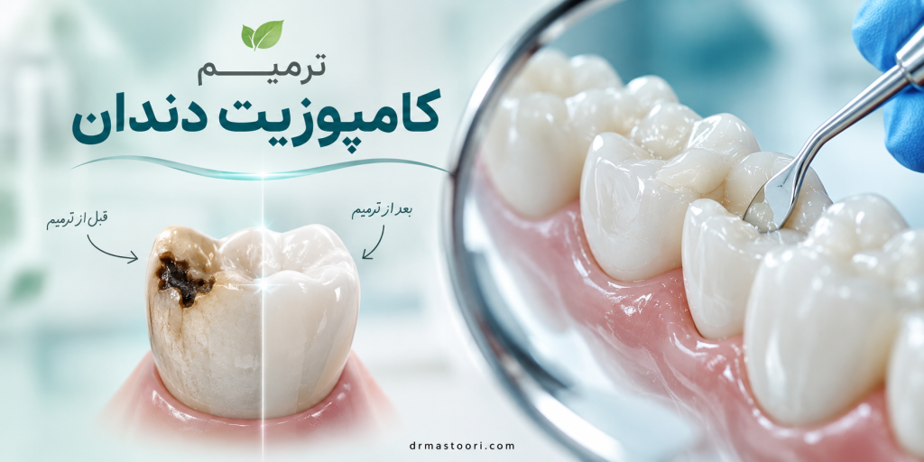 ترمیم کامپوزیت دندان 1
